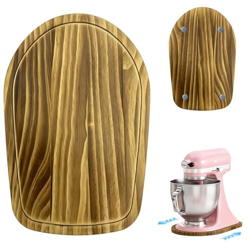 Solid Pine Wood Mixer Slider Mat – Compatible with KitchenAid 4.5-5 Qt Tilt-Head Stand Mixer, Artisan & Classic – Scratch-Resistant, Easy Glide, Heavy-Duty Kitchen Appliance Mat - Image 1