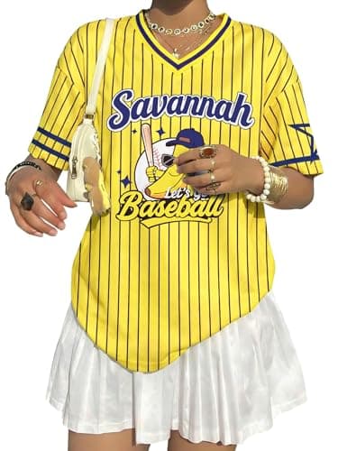 Baseball Jersey Shirts Baseball Shirt Women Quick-Dry Game Day Fan T-Shirt Funny Ballgame Graphic Short Sleeve Tee Tops - Image 1
