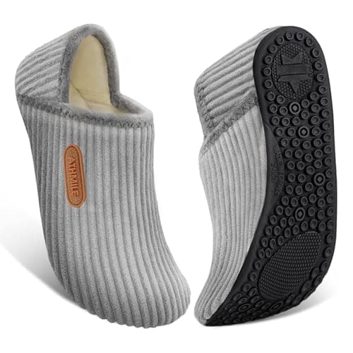 ATHMILE House Slippers for Women Men Indoor House Shoes Travel Bedroom - Image 1