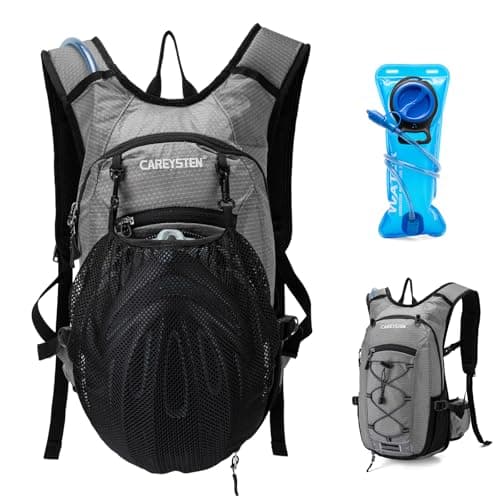 Carey STENHydration Backpack Hiking Pack Equipped 2L Water Bag(Grey)