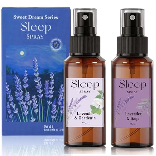 SCENTORINI Sleep Spray, 5.07 oz Pillow Spray with Lavender Essential Oil for Sleep Calming, 2 Pack Relaxing Aromatherapy Pillow Mist for Bedding, Liners, Sheets, Room Spray Air Freshener - Image 1