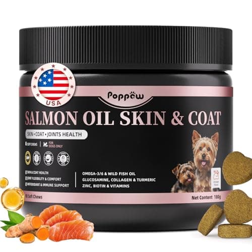 Salmon Oil for Dogs Skin & Coat, 13 in 1 Wild Alaskan Fish Oil for Dogs - Image 1