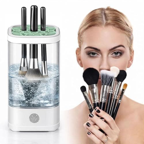 Electric Makeup Brush Cleaner Machine – 7000 RPM Deep Clean for All Make up Brush Types, Automatic Beauty Tool for Home & Travel, Ideal Gift for Women Wife Girlfriends - Image 1