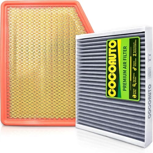 COCOAUTO Engine & Cabin Air Filter Kit for Silverado 1500 (2019-2026), Sierra (2019-2026), Tahoe Yukon Suburban 2021+, Replace A3244C 84121219 13508023 13356916, NOT for Diesel 6.6L - Image 1