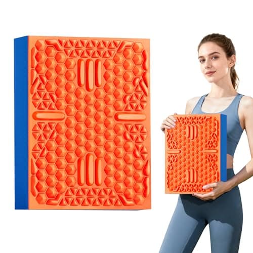 HAPBEAR Exercise Balance Pad - 15"x12" Non-Slip Textured Foam Balance Pad with 2-in-1 Stability & Massage - 2.2" Thick TPE Layer with Soft Cushioning + EVA Massage Layer for Physical Therapy, Core Training & Massage - Image 1