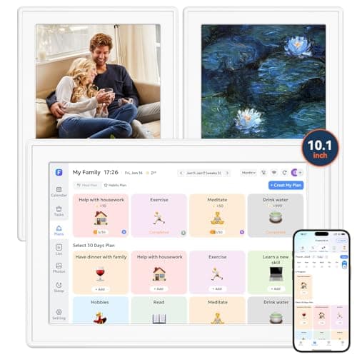 Cotoala Digital Calendar 10.1-inch, 3-in-1 Electronic Smart Calendar, Photo Frame & Art Gallery WiFi Personal Planner No Subscription Meal Planner Lists & Tasks Ideal Gift for Mom Dad Family Friends - Image 1