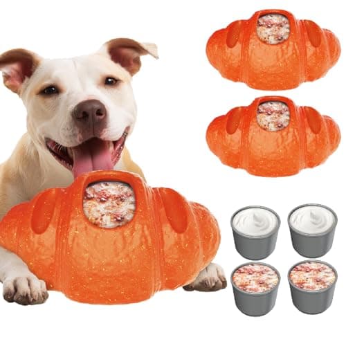 2pack Durable Frozen Dog Chew Toy for Aggressive Chewers,Interactive Treat Dispensing Toy for Crate Training & Anxiety Relief,Food-Grade Nylon, Coffee Wood Fiber, Easy to Clean,For Medium & Large Dogs - Image 1