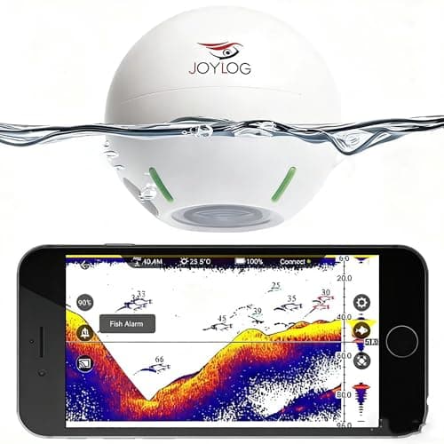 Portable GPS Sonar Fish Finder, Wireless Bluetooth Depth Finder with 3D Depth Maps for Kayak/Ice/Boat/Shore Fishing, Free User-Friendly iOS & Android App, Fishing Accessories for Mother Father Gift - Image 1