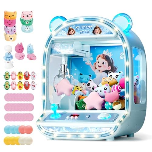 Skirfy Large Claws Machine Toy with Alloy Claw,LED Light & Adjustable Sound,16" Candy Dispenser Toys Mini Vending Machine for Kids Christmas Birthday Big Gifts for Girls Boys Ages 6+ - Image 1