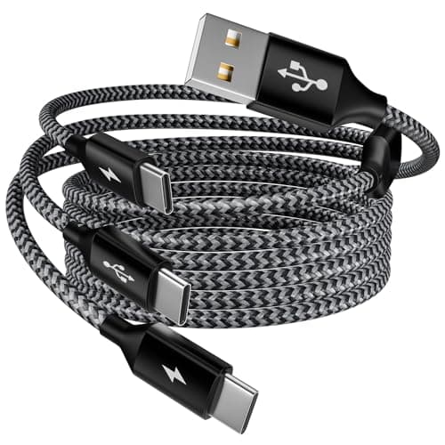 MPATIBY Multi Charging Cable,USB C Splitter Cable,3 in 1 Fast Charging Cord with 3 Type-C Port for iPhone 16 15 Pro Max Galaxy S23 S22 S10 Note 20 Cell Phones Tablets and More,1Pack 5FT - Image 1