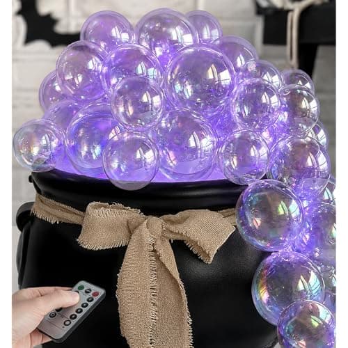 ORIENTAL CHERRY Halloween Decorations Indoor - DIY Bubbling Cauldron Set - Black Plastic Bowl Hocus Pocus Party Decoration - Spooky Vintage Decor for Home Kitchen Room Party Table - Image 1