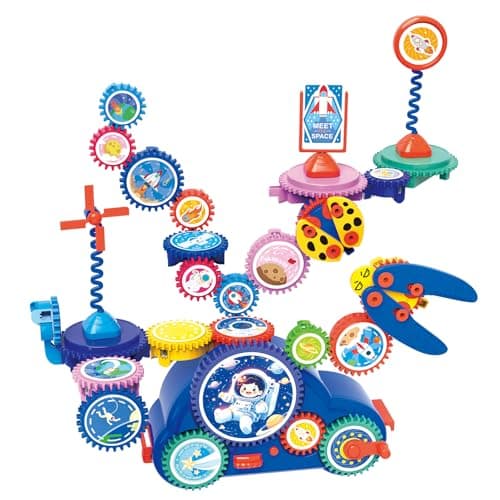 STEM Learning Gears Toys for Boys Girls Age 3+ Years old, Toddler Engineers Building Toy Set for 3-5, 30Pcs Educational Construction Toy Set for Kids, Birthday Gift for Kid Toys, Kindergarten Science - Image 1