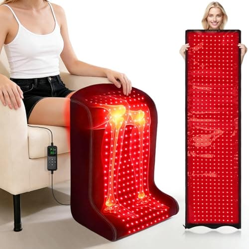 Red Light Therapy for Feet,1410 LED Chips Infrared Light Therapy,660nm Red & 850nm Near Infrared Light Therapy Pad for Legs, Back & Full Body - Image 1