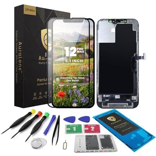 AuraLens for iPhone 12 Pro Max Screen Replacement Kit LCD Display Assembly