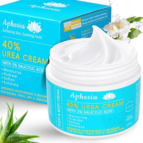 Urea 40% Foot Cream Maximum Strength - with Vitamin E & 2% Salicylic Acid - Deep Moisturizing for Winter Cracked Heels - Softens & Long Moisture for Rough Dead Skin on Hands, Feet, Elbows - Rich - Image 1