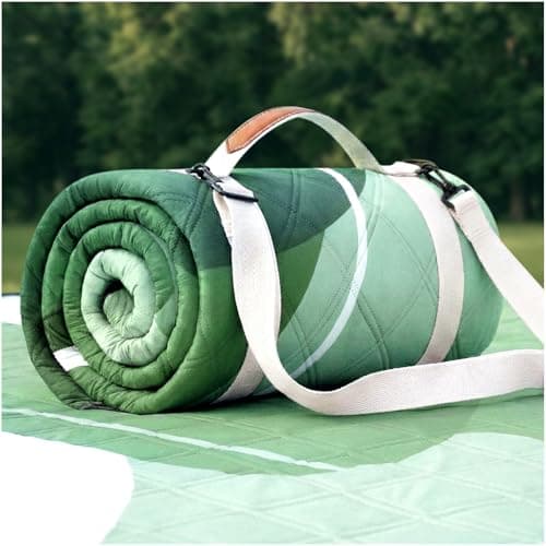 RYCHIC Waterproof Picnic Blanket Beach Outdoor Camping Mat Extra Large Foldable Cute Big Travel Essential Accessories Gift Park Patio Lawn Garden Grass Ground Play Music Festival Concert Must Have - Image 1