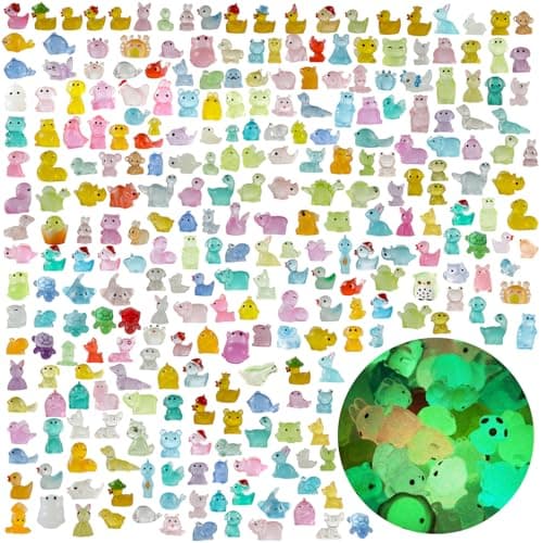 ACXZYYJ 300 Mini Resin Animals Styles Variety Tiny Animals Figures Miniature Little Small Animal Figurines Bulk for Micro Fairy Garden Landscape Accessories Hide Crafts Decor Aquarium - Image 1