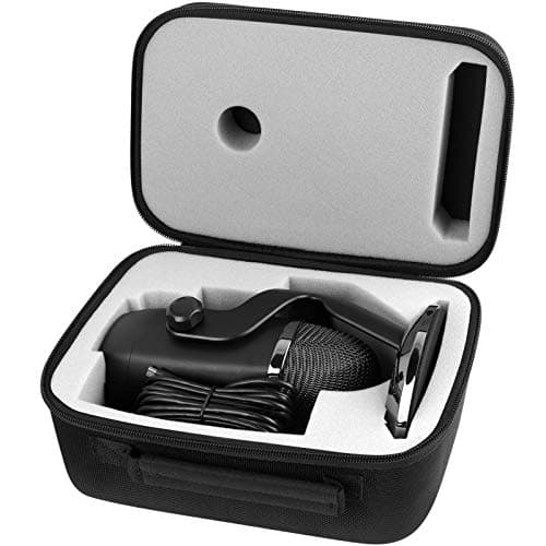 Comecase Travel Case Compatible with Blue Yeti/for Yeti Pro Microphones - Shock-Absorbent Hard Shell with Custom Foam Insert for Podcast, Streaming & Studio Gear (Bag Only) - Image 1