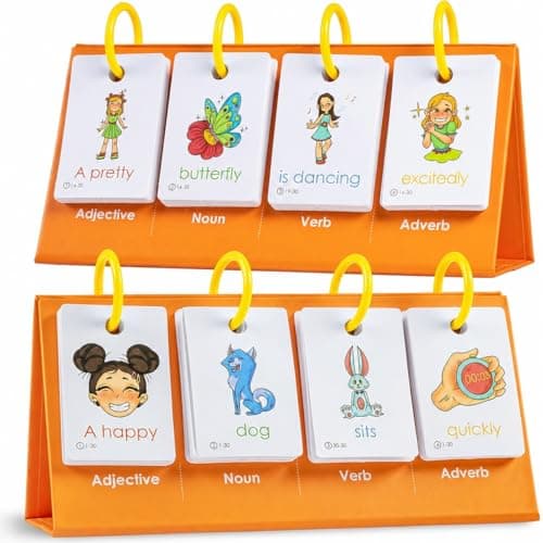 Alened Sentence Building Flash Cards for Kids Ages 5-8, Learn to Read Phonics Toy, Word Games, Speech Therapy Materials, Education Kindergarten Classroom Must Haves for 1st 2nd Grade - Image 1