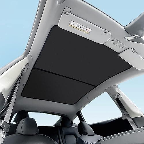 Tesla Model Y Sunshade Roof Never Sag Heat-Insulating, UV-Protective, Nano Ice-Crystal Coatings Interior Accessories for Tesla Model Y 2019-2024