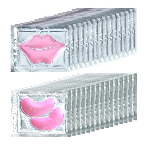30 Pairs Lip Mask & Eye Mask, Under Eye Patches for Puffy Eyes and Dark Circles, Anti Wrinkle Patches for Lip, Bridesmaid Gifts, Bachelorette Party Favors, Bulk Gifts, Hangover Kit - Image 1