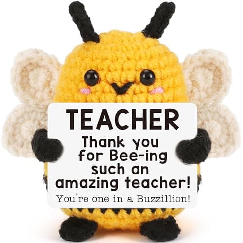 LEJIAJINW Teacher Gifts, Thank You Teacher Appreciation Gift for Women Men, Teacher's Day End of Year Gifts, Back to School, Crochet Gift for Educator Mentor Valentines Stocking Stuffers - Image 1
