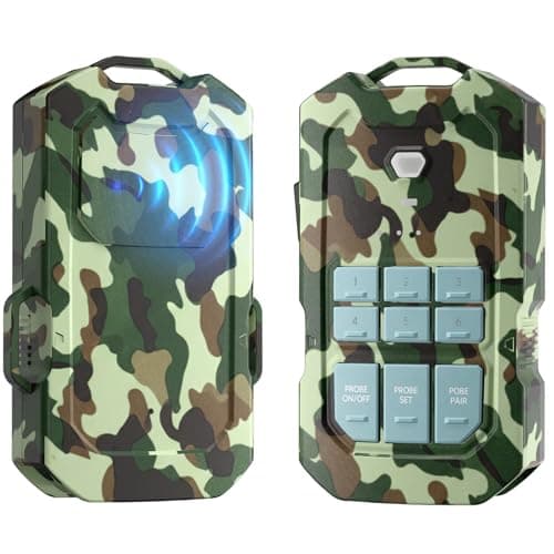 Camping Radar Security Alarm,Wireless Perimeter Alarm,Rechargeable Motion Sensor Trip Alarm,1/2 Mile Range,Waterproof System for Outdoor Security&Survival Gear-Updated Version(Jungle Camo) - Image 1