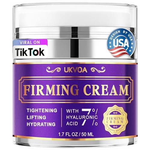 UKVOA Retinol Neck & Face Wrinkle Cream for Women, Neck Cream for Tightening and Firming, Anti Aging Skin Care with Collagen & Hyaluronic Acid, Instant Face Lift Cream 1.7 Fl Oz - Image 1
