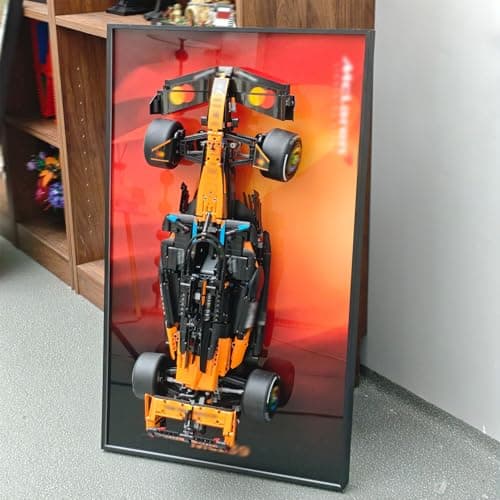 WETCEAOM Display Wallboard Compatible with Lego Technic McLaren MCL39 42228 Car Display, Wall Frame Compatible with Lego Car Wall Mount Display (No Model, Only Frame)