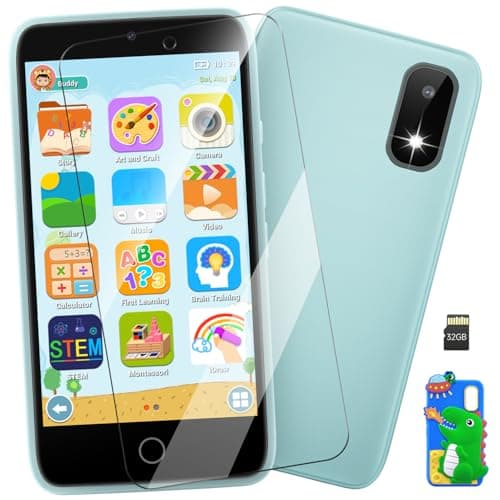 Kids Smart Phone 3.97" Touchscreen, Dual Camera Learning Toy for Ages 3-12