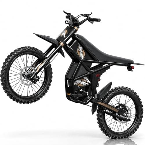 GT73 PRO Electric Dirt Bike for Adults, Upgraded 3000W 60V 50MPH Dirtbike, 36AH Dual Battery Ebike Up to 85 Miles, 25" Motorcycle Tire, UL2849 All Terrain for Mountains, Snow, Sand - Image 1