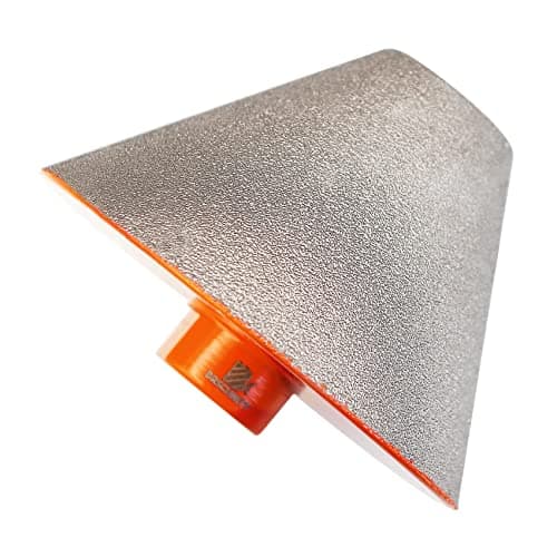 Diamond Beveling Chamfer Bit,BRSCHNITT 82mm Diamond Finger Milling Bits with 5/8-11 Thread for enlarging, polishing and Bevelling The exsit Holes - Image 1
