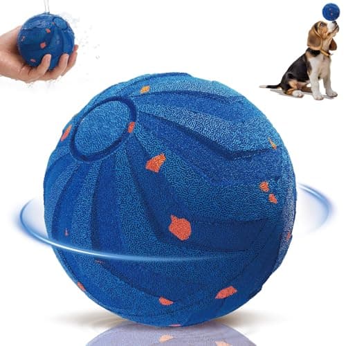 Loktoty Interactive Dog Ball Toy,Moving Dog Toy Ball-Blue