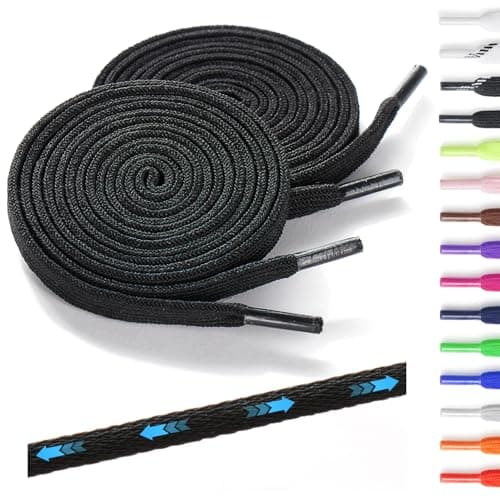 Neo-wows Elastic Shoe Laces, 2 Pairs No Tie Stretch Shoelaces for Sneakers, Slip On Laces for Kids & Adults - Image 1