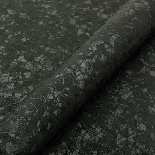 Abyssaly Dark Green Peel and Stick Wallpaper - 15.7" x 984.2" Modern Textured Embossed Wall Paper - Removable Self Adhesive Waterproof Contact Paper for Bathroom Bedroom Countertops Cabinet Home Decor