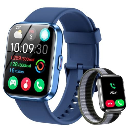 Smart Watches for Men (Android/iPhones), 120+ Sport Modes Fitness Tracker Watch with SpO2/Heart Rate Monitor, Steps/Sleep Tracker, 1.85" HD Smart Watch with Bluetooth Calls/Messages, 3ATM waterproof - Image 1