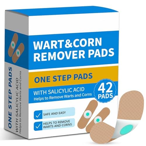 ZGjoib WART Corn Remover Pads for Feet 40% Salicylic Acid Wart Remover Pads, Corn Removers for Toes,Body - Image 1