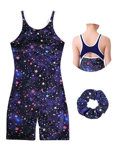 beautyin Gymnastics Leotards for Girls One Piece Ballet Unitard Biketards Outfits for Toddler - Image 1