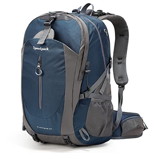 SPEEDPARK Hiking Backpack 40L Waterproof Hiking Daypack with Rain Cover, Outdoor Trekking Travel Backpacks for Men Women - Image 1