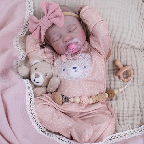 Milidool Reborn Baby Dolls, 20Inch Soft Vinyl Realistic-Newborn Baby Doll Poseable Real Life Lifelike Baby Dolls Accessories with Gift Box Toy for 3+ Year Old Girls Gifts, Pretend Play, Collection - Image 1