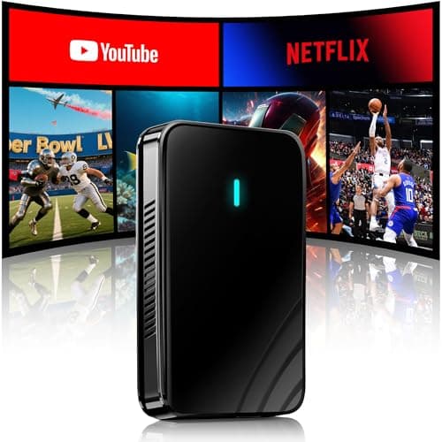 Magic AI CarPlay Box - Wireless CarPlay Adapter with Dual-WiFi Stability, Built-in Android Multimedia System, Enjoy Video & Music Apps, Navigation, AI Voice, Plug & Play for Factory Wired CarPlay - Image 1