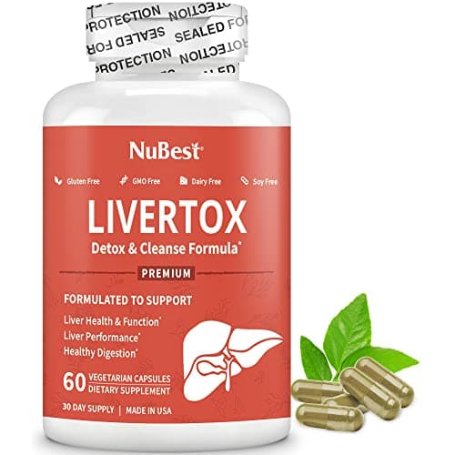 LiverTox - Advanced Liver Detox & Cleanse Formula - Herbal Liver Support with Milk Thistle, Turmeric, Artichoke, Dandelion, Beet & Zinc Helps Liver Function & Digestion | 60 Vegan Capsules - Image 1