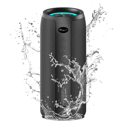 Bluetooth Speaker IPX6 Waterproof.Musibaby M88pro with Loud Stereo Sound,Portable Wireless Speaker,40H Battery,Bluetooth 5.3,Dual Pairing, Shower Outdoor Speaker for Party, Beach, Gifts Ideal. - Image 1