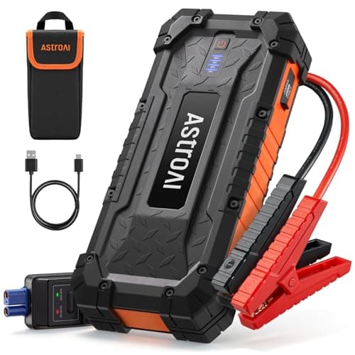 AstroAI S8 Ultra 4000A Car Jump Starter, Jump Box up to All Gas Engines & 12L Diesel, 12V Portable Power Bank with USB/Type-C Ports, 3 Modes LED Flashlight, Auto Battery Booster with Jumper Cable - Image 1