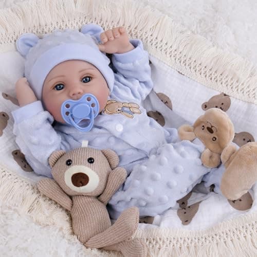 Milidool Lifelike Reborn Baby Dolls Boy- 18-Inch Soft Body Realistic-Newborn Real Life Baby Dolls for Kids Age 3+ - Image 1