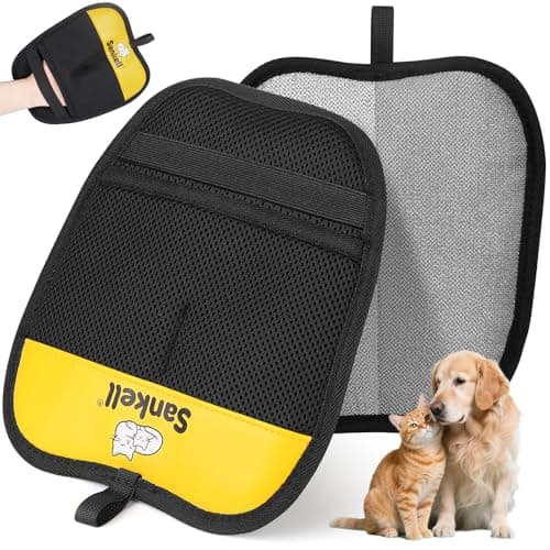 Sankell Pet Hair Removal Glove for Dogs & Cats, Newly Upgraded Reusable Electrostatic Pet Hair Remover Glove, Pet Hair Remover Mitt Tool for Couch, Furniture, Bed, Clothing, Carpet, Car Seat - Image 1