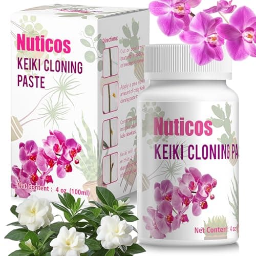 Nuticos Cloning Paste, 4 oz (100ml) - Plant Propagation Hormone Paste for Orchids & Flowering Plants, Promotes Healthy Keiki Growth - Image 1