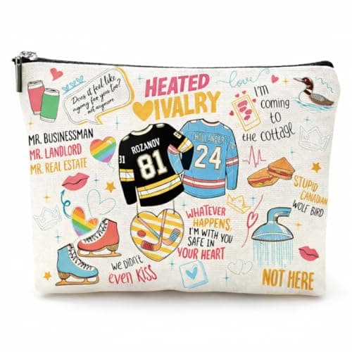 MALOWON Heated Merch Makeup Bag for Ilya and Shane Fans,Travel Cosmetic Bag, Im Coming to the Cottage Make up Bag Gifs - Image 1