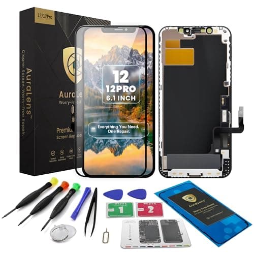 AuraLens for iPhone 12 12 Pro Screen Replacement Kit LCD Display Assembly