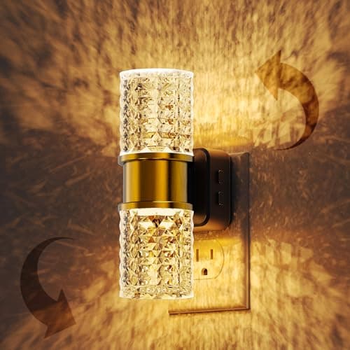 L LOHAS LED Night Light, Dimmable Night Lights Plug into Wall, 0-100LM Adjustable Brightness LED Night Light,Automatic Night Lights Plug in with Auto Light Sensor, for Bedroom Hallway Home Decor - Image 1